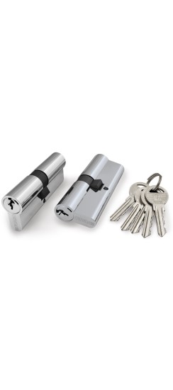 Цилиндровый Fuaro (Фуаро) механизм (100 ZA/90) 1000ZAKey90(40+10+40) CP хром 5Key Цилиндровый Fuaro (Фуаро) механизм (100 ZA/90) 1000ZAKey90(40+10+40) CP хром 5Key