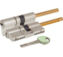 Цилиндровый механизм под вертушку Mottura  (дл. шток) C48P313101 (62 мм/26+10+26), МАТ.НИКЕЛЬ