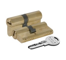 Цилиндровый механизм Kale Kilit164 SN/68 (26+10+32) mm упк.БЛИСТЕР латунь 5 кл.