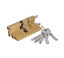 Цилиндровый механизм под вертушку Cisa ASIX OE302-29.00 (90 мм/40+10+40), ЛАТУНЬ
