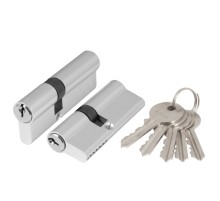 Цилиндровый механизм Ajax (AX100/90) AX1000Key90 (40+10+40) CP хром