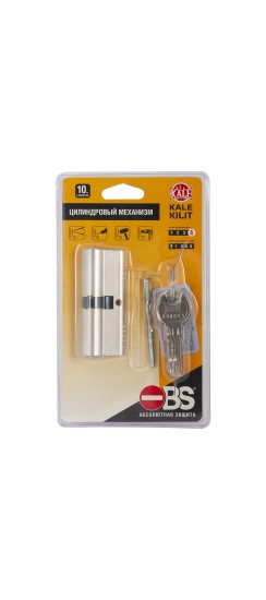 Цилиндровый Kale kilit (Кале килит) механизм 164 OBS SNE/100 (50+10+40) mm никель 5 кл. Цилиндровый Kale kilit (Кале килит) механизм 164 OBS SNE/100 (50+10+40) mm никель 5 кл.
