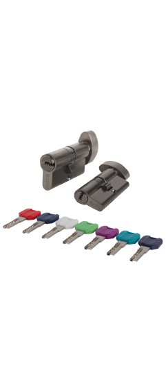 Цилиндровый Punto (Пунто) механизм MaxPro7002Knob70mm(30+10+30) GR графит 7key с вертушкой