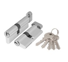 Цилиндровый механизм Ajax (AZ102/80) AZ1002Knob80 (30+10+40) CP хром