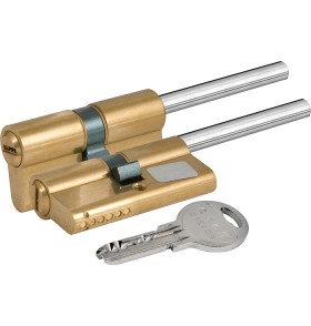 Цилиндровый механизм под вертушку Kale Kilit (дл.шток) 164 SX/71 (35+10+26) mm латунь 5 кл.