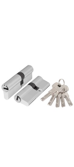 Цилиндровый Ajax (Аякс) механизм (AZ200/80) AZ2000Key80 (35+10+35) CP хром Цилиндровый Ajax (Аякс) механизм (AZ200/80) AZ2000Key80 (35+10+35) CP хром