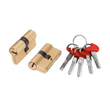 Цилиндровый механизм (D-PRO500/60) D-PRO5000Key60(25+10+25) SSG-39 сатинированное золото 5Key