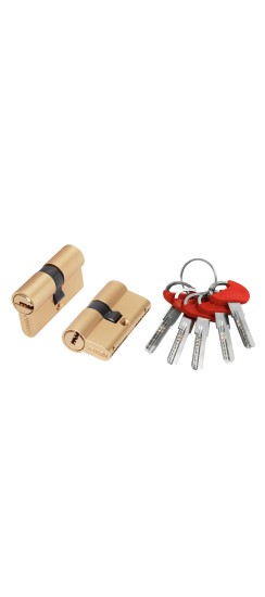 Цилиндровый Fuaro (Фуаро) механизм (D-PRO500/60) D-PRO5000Key60(25+10+25) SSG-39 сатинированное золото 5Key