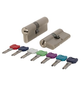 Цилиндровый механизм Punto MaxPro7000Key80mm(25+10+45) SN никель 7key