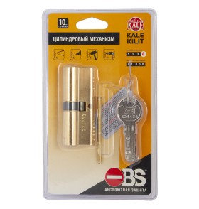 Цилиндровый механизм Kale Kilit164 OBS SNE/68 (26+10+32) mm латунь 5 кл. new