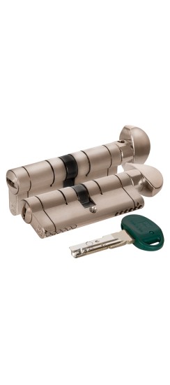 Цилиндровый механизм Mottura (Моттура) с вертушкой C31F364601RC5 (82 мм/31+10+41), МАТ.НИКЕЛЬ (верт. 99.506)