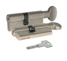 Цилиндровый механизм с вертушкой Kale Kilit 164 BM/80 (35+10+35) mm никель 5 кл.