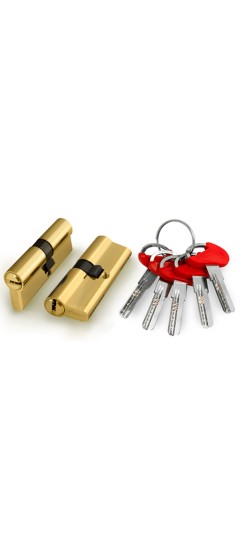 Цилиндровый Fuaro (Фуаро) механизм (D-PRO500/80) D-PRO5000Key80(30+10+40) PB латунь 5Key