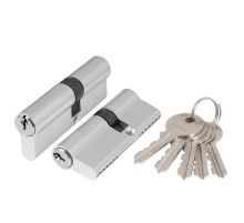 Цилиндровый механизм Ajax (AZ100/90) AZ1000Key90 (35+10+45) CP хром