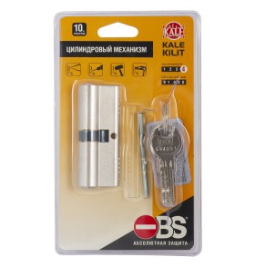 Цилиндровый механизм Kale Kilit164 OBS SNE/100 (45+10+45) mm никель 5 кл.