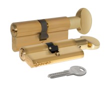Цилиндровый механизм с вертушкой Kale Kilit 164 SM/90 (40+10+40) mm латунь 5 кл.