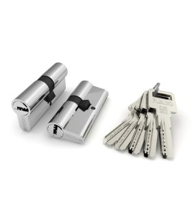 Цилиндровый механизм (R600/70) R6000Key70(30+10+30) CP хром 5Key