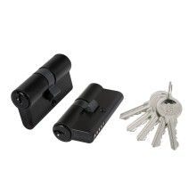 Цилиндровый механизм (100 ZA/60) 1000ZAKey60(25+10+25) BL черный 5Key