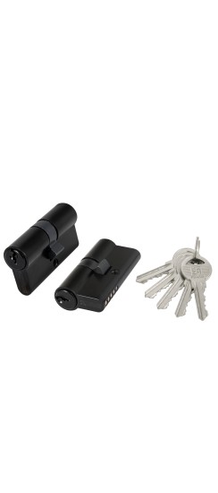 Цилиндровый Fuaro (Фуаро) механизм (100 ZA/60) 1000ZAKey60(25+10+25) BL черный 5Key Цилиндровый Fuaro (Фуаро) механизм (100 ZA/60) 1000ZAKey60(25+10+25) BL черный 5Key