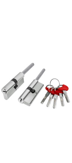 Цилиндровый Fuaro (Фуаро) механизм D-PRO5007 Tang 85 w/k (50+10+25) CP хром 5Key без верт.