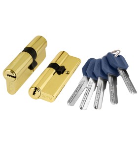 Цилиндровый механизм Punto (Z400/60) Z4000Key60(25+10+25) PB латунь