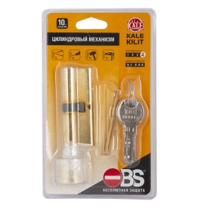 Цилиндровый механизм с вертушкой Kale Kilit 164 OBS SCE/70 (30+10+30) mm латунь 5 кл. new