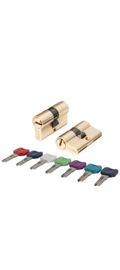 Цилиндровый Punto (Пунто) механизм MaxPro7000Key60mm(25+10+25) SSG сатин.золото 7key