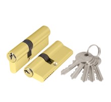Цилиндровый механизм Ajax (AX100/60) AX1000Key60 (25+10+25) PB латунь