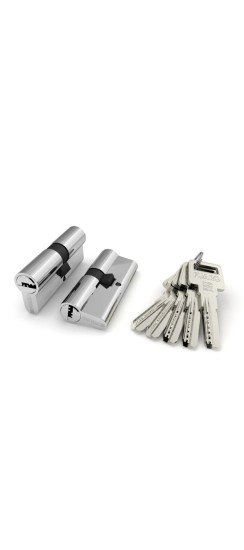 Цилиндровый Fuaro (Фуаро) механизм (R600/90) R6000Key90(50+10+30)-BL CP хром /блистер 5Key Цилиндровый Fuaro (Фуаро) механизм (R600/90) R6000Key90(50+10+30)-BL CP хром /блистер 5Key