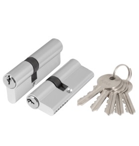 Цилиндровый механизм Ajax (AX100/80) AX1000Key80 (30+10+40) CP хром