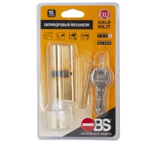 Цилиндровый механизм с вертушкой Kale Kilit 164 OBS SCE/80 (30+10+40) mm латунь 5 кл. new