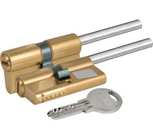 Цилиндровый механизм под вертушку Kale Kilit (дл.шток) 164 SX/66 (30+10+26) mm латунь 5 кл.