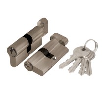 Цилиндровый механизм Ajax (AX102/70) AX1002Knob70 (30+10+30)/HD AB бронза 4Key с вертушкой