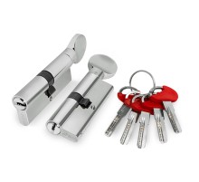 Цилиндровый механизм (D-PRO502/110) D-PRO5002Knob110(55+10+45) CP хром 5Key