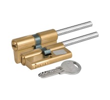 Цилиндровый механизм под вертушку Kale Kilit (дл.шток) 164 SX/76 (40+10+26) mm латунь 5 кл.