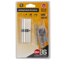 Цилиндровый механизм Kale Kilit164 OBS SNE/120 (55+10+55) mm никель 5 кл.