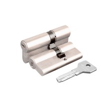 Цилиндровый механизм Cisa ASIX OE300-17.12 (80 мм/25+10+45), НИКЕЛЬ