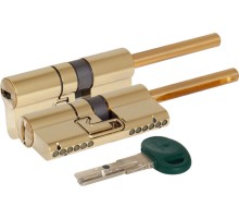 Цилиндровый механизм под вертушку Mottura  (дл. шток) C31P513101LC5 (82 мм/46+10+26), ЛАТУНЬ (PVD)