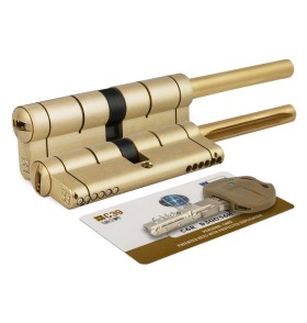 Цилиндровый механизм под вертушку Mottura  (дл. шток) C39P513101LC5 (82 мм/46+10+26), ЛАТУНЬ (PVD)