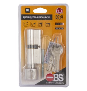 Цилиндровый механизм с вертушкой Kale Kilit 164 OBS SCE/66 (30+10+26) mm никель 5 кл.