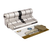 Цилиндровый механизм Mottura  C39D464601C5 (92 мм/41+10+41), МАТ.НИКЕЛЬ