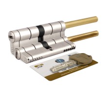 Цилиндровый механизм под вертушку Mottura  (дл. шток) C39P413101C5 (72 мм/36+10+26), МАТ.НИКЕЛЬ