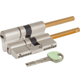Цилиндровый механизм под вертушку Mottura  (дл. шток) C48P413101C5 (72 мм/36+10+26), МАТ.НИКЕЛЬ