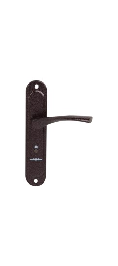 Ручка дверная Zenit (Зенит) на планке РФ2-77.01 (для замков 10.11,30.11), медь