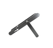 Ручка дверная на планке РФ1-85А/25 (85 мм) серебро