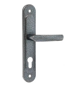 Ручка дверная на планке РФ1-68.02 серебро