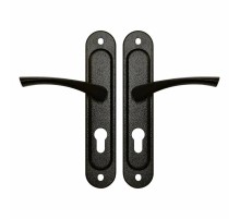 Ручка дверная на планке РФ1-55.17 (черный)