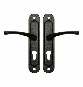 Ручка дверная на планке РФ1-55.17 (черный)