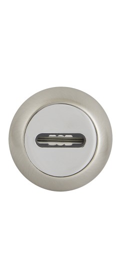 Накладка Fuaro (Фуаро) на сувальдный замок SC.R.RM54 (SC RM) SN/CP-3 матовый никель/хром Накладка Fuaro (Фуаро) на сувальдный замок SC.R.RM54 (SC RM) SN/CP-3 матовый никель/хром