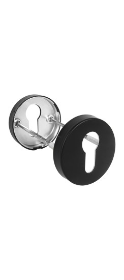 Накладка Fuaro (Фуаро) под цилиндр ET.R.DSS201-02 (DSS-02-ET) (INOX 201) BLACK